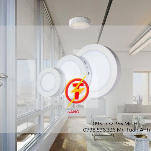 đèn ốp trần vuông